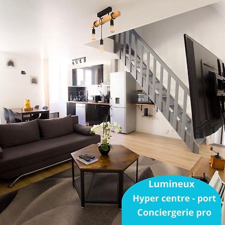 Triplex Lumineux A Cherbourg, Hyper Centre, 2 Pas Du Port & Vie Nocturne, Intendance Luxury Host Экстерьер фото
